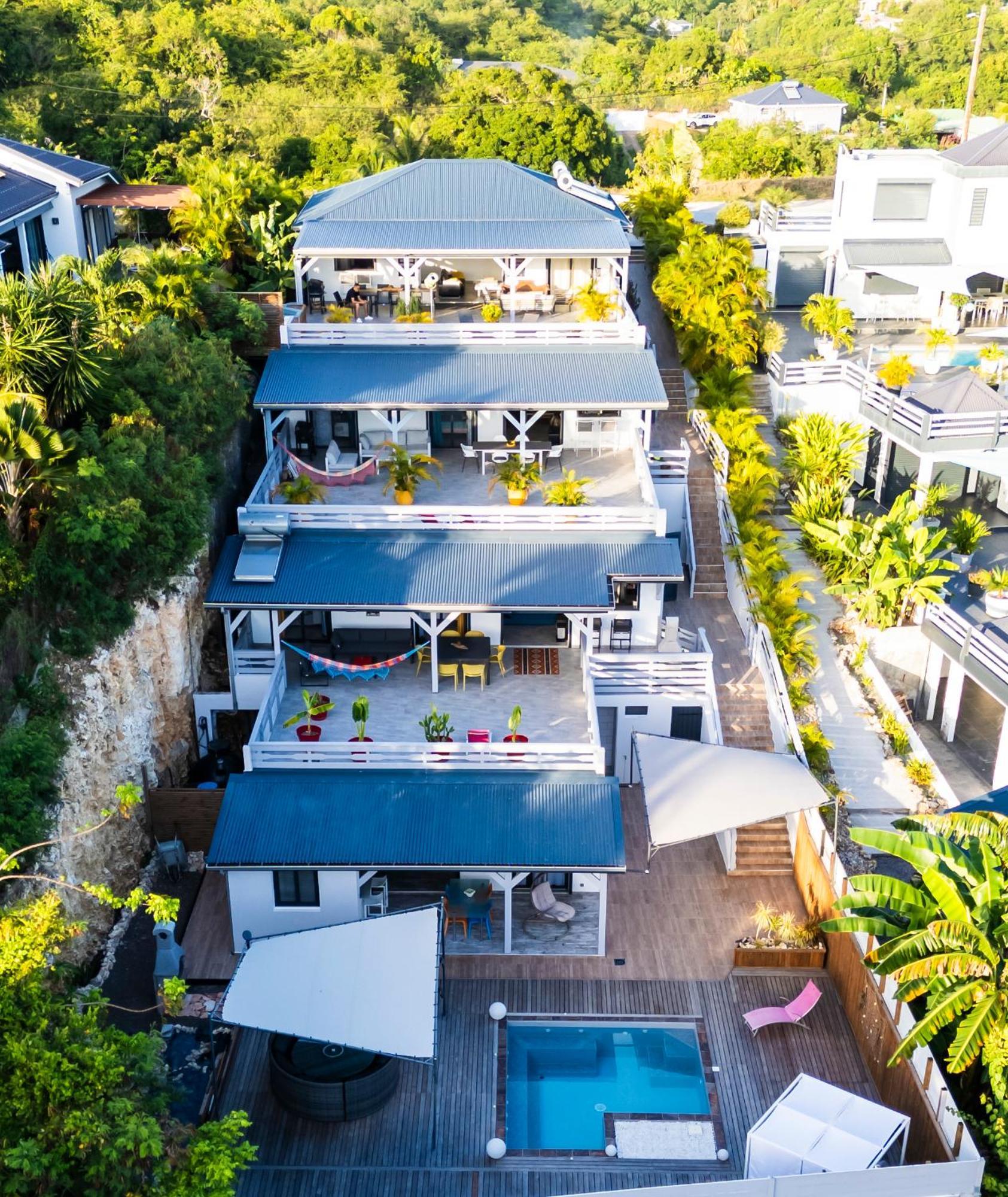 Villa Les Terrasses De Fonds Thezan Sainte-Anne  Exteriér fotografie